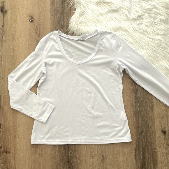 MISSLOOK V-Neck Long Sleeve - Picture 3 of 7